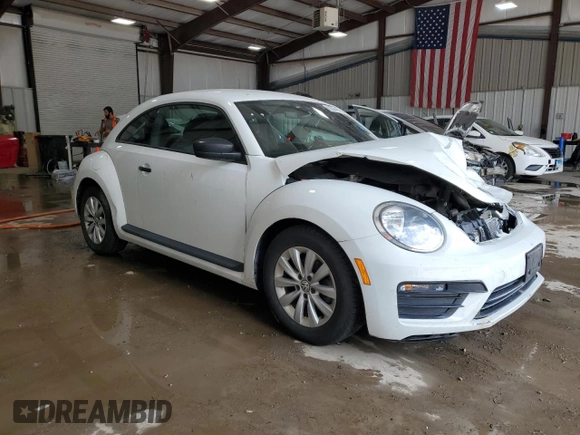 2017 Volkswagen Beetle Fleet with VIN 3VWF17AT9HM613412, listed as a Copart auction lot 62344475 with 52,340 mi miles and Salvage title. Bid and sale history available at DreamBid. Image 4.