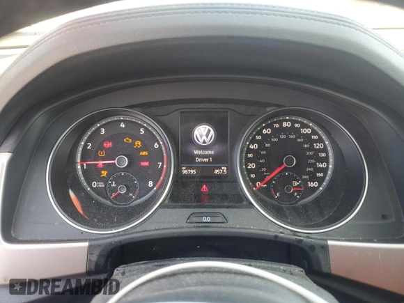 2018 Volkswagen Atlas SE with VIN 1V2KR2CA1JC505493, listed as a Copart auction lot 62057515 with 96,795 mi miles and Salvage title. Bid and sale history available at DreamBid. Image 9.