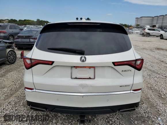 2022 Acura MDX w/Technology Package with VIN 5J8YE1H48NL045633, listed as a Copart auction lot 76291404 with 30,250 mi miles and Salvage Title. Bid and sale history available at carsss.com. Image 6.