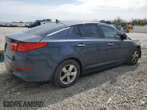 2015 Kia Optima LX with VIN 5XXGM4A79FG442675, listed as a Copart auction lot 52698895 with 136,600 mi miles and Non repairable. Bid and sale history available at DreamBid. Image 3.