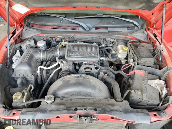 2005 Dodge Dakota ST with VIN 1D7HW22K95S236742, listed as a Copart auction lot 54056535 with 90,638 mi miles and Salvage title. Bid and sale history available at DreamBid. Image 11.