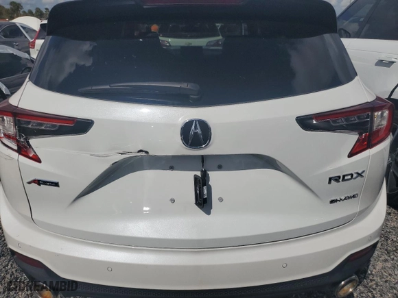 2024 Acura RDX w/A-Spec Package with VIN 5J8TC2H64RL035792, listed as a Copart auction lot 74696124 with 432 mi miles and Non Repairable. Bid and sale history available at carsss.com. Image 6.