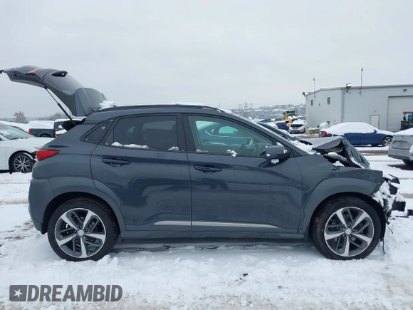 2019 Hyundai Kona Limited with VIN KM8K3CA5XKU382654, listed as a IAAI auction lot 41548709 with 82,089 mi miles. Bid and sale history available at carsss.com. Image 12.