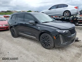 2021 Cadillac XT6 Sport with VIN 1GYKPGRSXMZ174395, listed as a Copart auction lot 48786443 with 41,846 mi miles. Bid and sale history available at carsss.com. Image 4.