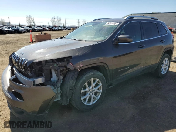 2017 Jeep Cherokee Latitude with VIN 1C4PJMCS6HD224703, listed as a Copart auction lot 54923395 with 154,006 mi miles and Salvage Title. Bid and sale history available at carsss.com. Image 1.