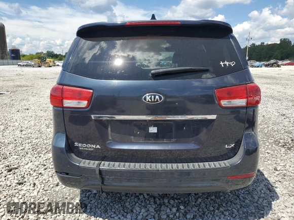 2015 Kia Sedona LX with VIN KNDMB5C14F6043095, listed as a Copart auction lot 69256824 with 181,202 mi miles and Salvage Title. Bid and sale history available at DreamBid. Image 6.