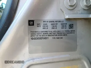 2012 Buick LaCrosse Leather с VIN 1G4GC5E32CF343511, выставлен на аукционе Copart как лот 58705155 с пробегом 197 496 миль миль и Списание • Salvage title. История ставок и продаж доступна на DreamBid. Изображение 12.