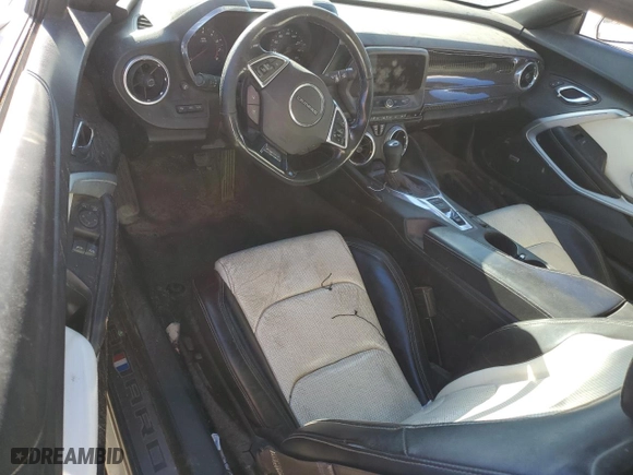 2017 Chevrolet Camaro 2LT with VIN 1G1FC1RS1H0157133, listed as a Copart auction lot 41505225 with 0 mi miles and Salvage Title. Bid and sale history available at carsss.com. Image 8.