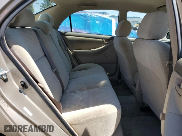 2005 Toyota Corolla CE with VIN 1NXBR32E65Z435061, listed as a Copart auction lot 55148175 with 58,673 mi miles and Salvage Title. Bid and sale history available at DreamBid. Image 10.