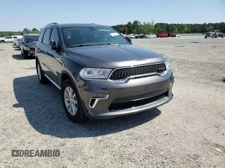 2021 Dodge Durango SXT Plus with VIN 1C4RDJAGXMC793518, listed as a Copart auction lot 52708205 with 36,788 mi miles and Salvage title. Bid and sale history available at DreamBid. Image 11.