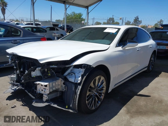 2021 Lexus LS 500 with VIN JTHD51FF6M5015310, listed as a IAAI auction lot 42630073 with 34,307 mi miles and . Bid and sale history available at DreamBid. Image 18.