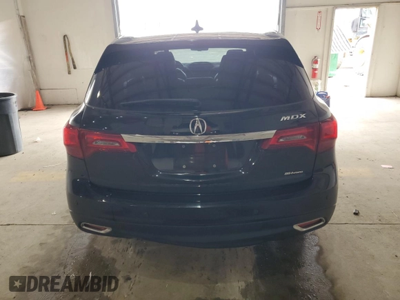 2014 Acura MDX Technology with VIN 5FRYD4H48EB035575, listed as a Copart auction lot 55239285 with 167,120 mi miles and Salvage title. Bid and sale history available at DreamBid. Image 6.