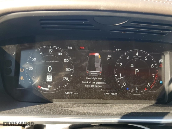 2018 Land Rover Range Rover Sport Autobiography with VIN SALWV2RE6JA804202, listed as a Copart auction lot 87757345 with 41,281 mi miles and Salvage Title. Bid and sale history available at carsss.com. Image 9.