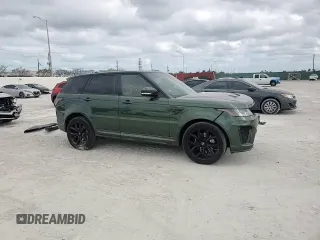2020 Land Rover Range Rover Sport SVR z VIN SALWZ2RE5LA743951, wystawiony jako Copart lot #54134265 z przebiegiem 124 183 mil mil oraz Nie do naprawy • Non repairable. Historia ofert i sprzedaży dostępna na DreamBid. Obrazek 15.