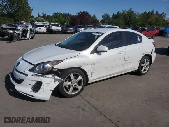 2012 Mazda 3 i Touring with VIN JM1BL1V83C1581108, listed as a Copart auction lot 55108215 with 170,001 mi miles and Salvage title. Bid and sale history available at DreamBid. Image 1.