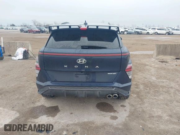 2024 Hyundai Kona N Line with VIN KM8HACA31RU055035, listed as a IAAI auction lot 41593771 with 7,730 mi miles and . Bid and sale history available at carsss.com. Image 17.