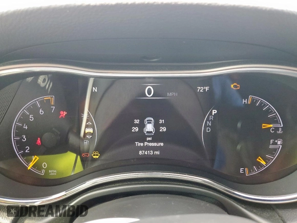 2020 Jeep Grand Cherokee Altitude with VIN 1C4RJFAG0LC384349, listed as a Copart auction lot 55787595 with 87,413 mi miles and Clean title. Bid and sale history available at DreamBid. Image 9.
