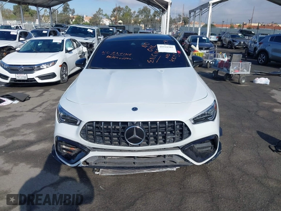 2021 Mercedes-Benz CLA 45 AMG with VIN W1K5J5DB4MN206125, listed as a IAAI auction lot 40928985 with 34,410 mi miles and . Bid and sale history available at DreamBid. Image 12.