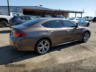 2016 Infiniti Q70 with VIN JN1BY1PR3GM720975, listed as a Copart auction lot 62496665 with 100,250 mi miles and Salvage title. Bid and sale history available at DreamBid. Image 3.