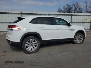 2021 Volkswagen Atlas SE with VIN 1V2JE2CA4MC229791, listed as a Copart auction lot 48929455 with 76,407 mi miles and Salvage title. Bid and sale history available at DreamBid. Image 3.