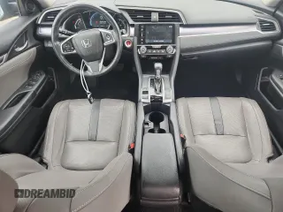 2016 Honda Civic EX-L with VIN 19XFC1F75GE018863, listed as a Copart auction lot 60630535 with 158,806 mi miles and Salvage title. Bid and sale history available at DreamBid. Image 8.