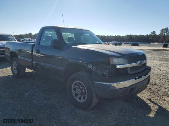 2005 Chevrolet Silverado 1500 LS with VIN 1GCEK14V25Z268501, listed as a Copart auction lot 41563065 with 210,832 mi miles and Salvage Title. Bid and sale history available at carsss.com. Image 4.