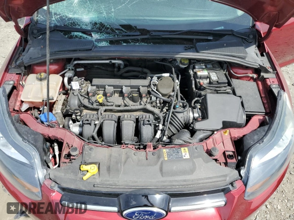 2014 Ford Focus Titanium with VIN 1FADP3N21EL421469, listed as a Copart auction lot 59744685 with 68,436 mi miles and Salvage title. Bid and sale history available at DreamBid. Image 11.