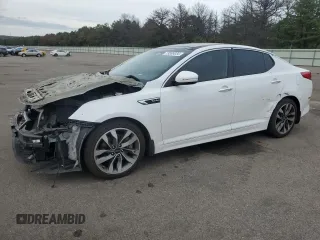 2015 Kia Optima SX Turbo with VIN 5XXGR4A61FG367091, listed as a Copart auction lot 48299065 with 106,003 mi miles and Non Repairable. Bid and sale history available at carsss.com. Image 1.