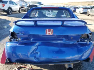 1994 Honda del Sol S with VIN JHMEG1142RS000753, listed as a Copart auction lot 80063034 with 214,736 mi miles and Salvage Title. Bid and sale history available at carsss.com. Image 6.