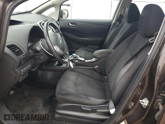 2016 Nissan LEAF S with VIN 1N4BZ0CP8GC308362, listed as a Copart auction lot 70744973 with 50,696 mi miles. Bid and sale history available at carsss.com. Image 7.