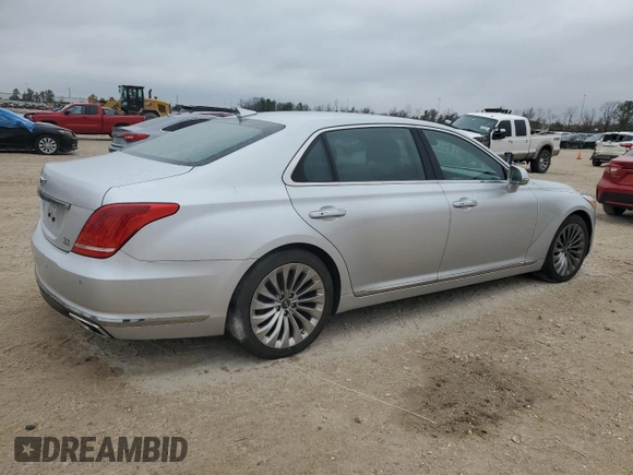 2018 Genesis G90 Ultimate with VIN KMHG54JH8JU037377, listed as a Copart auction lot 45420875 with 39,548 mi miles and Clean Title. Bid and sale history available at DreamBid. Image 3.