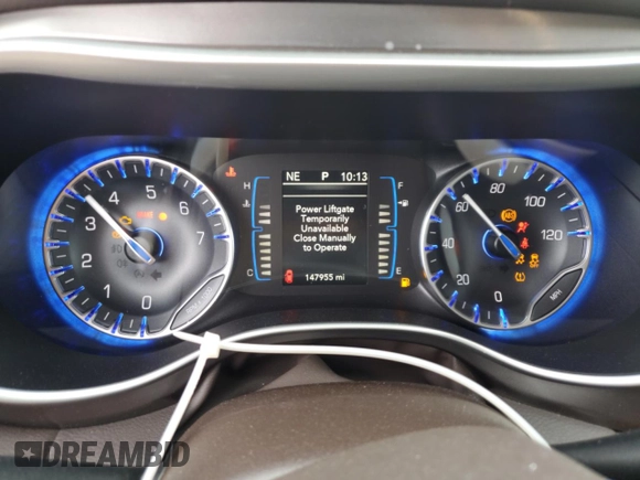 2017 Chrysler Pacifica Touring L with VIN 2C4RC1BG2HR734557, listed as a Copart auction lot 53630065 with 147,955 mi miles and Salvage Title. Bid and sale history available at DreamBid. Image 9.
