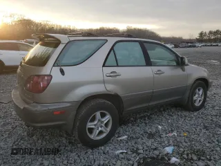 2000 Lexus RX 300 with VIN JT6HF10UXY0164837, listed as a Copart auction lot 83359744 with 187,631 mi miles and Salvage Title. Bid and sale history available at carsss.com. Image 3.