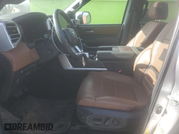 2024 Toyota Tundra 1794 Edition with VIN 5TFMA5DBXRX167302, listed as a Copart auction lot 49960245 with 13,158 mi miles and Salvage title. Bid and sale history available at DreamBid. Image 7.
