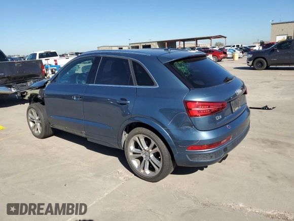 2016 Audi Q3 Prestige z VIN WA1FFCFS1GR010409, wystawiony jako Copart lot #81065394 z przebiegiem Nie podano mil oraz Szkoda całkowita • Salvage title. Historia ofert i sprzedaży dostępna na DreamBid. Obrazek 2.