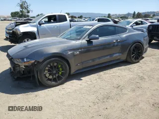2018 Ford Mustang GT with VIN 1FA6P8CF4J5132368, listed as a Copart auction lot 60862765 with 96,353 mi miles and Salvage title. Bid and sale history available at DreamBid. Image 1.