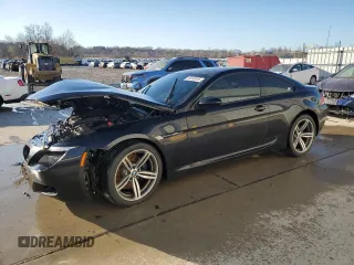 2008 BMW 6 Series M6 with VIN WBSEH93528CY24837, listed as a Copart auction lot 49299955 with 0 mi miles and Salvage Title. Bid and sale history available at carsss.com. Image 1.