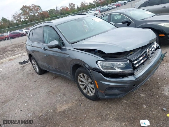 2019 Volkswagen Tiguan S with VIN 3VV1B7AX3KM047494, listed as a IAAI auction lot 41355084 with 90,612 mi miles. Bid and sale history available at carsss.com. Image 1.