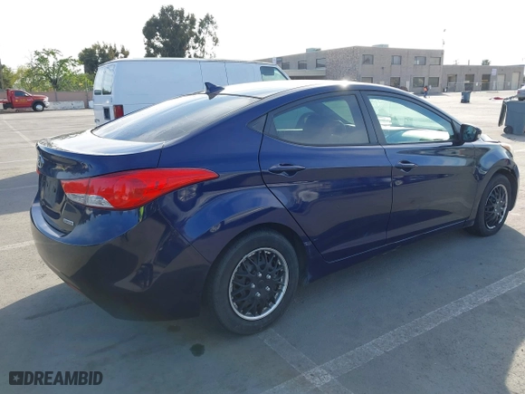 2012 Hyundai Elantra GLS with VIN 5NPDH4AE0CH099860, listed as a IAAI auction lot 42014550 with 142,224 mi miles. Bid and sale history available at carsss.com. Image 4.