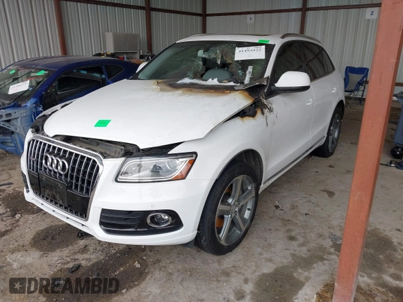 2014 Audi Q5 Prestige with VIN WA1VMAFP5EA046228, listed as a IAAI auction lot 41493922 with Not provided miles and . Bid and sale history available at DreamBid. Image 2.
