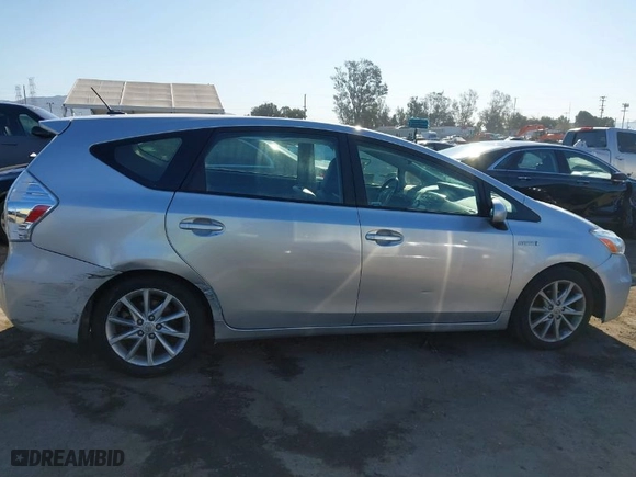 2014 Toyota Prius v Two with VIN JTDZN3EU9EJ006869, listed as a IAAI auction lot 41760598 with 137,514 mi miles. Bid and sale history available at carsss.com. Image 13.