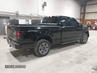 2017 Ford F-150 XL with VIN 1FTEX1EP0HFB72292, listed as a IAAI auction lot 41649699 with 102,132 mi miles. Bid and sale history available at carsss.com. Image 4.