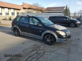 2006 Pontiac Vibe with VIN 5Y2SL65806Z444419, listed as a Copart auction lot 50120835 with 299,999 mi miles and Salvage Title. Bid and sale history available at DreamBid. Image 4.