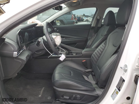 2024 Hyundai Elantra Limited with VIN KMHLP4DGXRU653072, listed as a Copart auction lot 45177815 with 17,069 mi miles and Salvage Title. Bid and sale history available at carsss.com. Image 7.