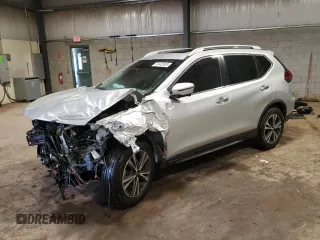 2019 Nissan Rogue SV with VIN JN8AT2MV3KW401558, listed as a Copart auction lot 51442935 with 59,268 mi miles and Salvage Title. Bid and sale history available at carsss.com. Image 1.