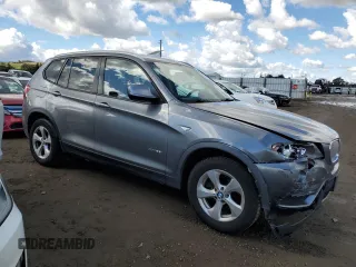 2012 BMW X3 28i with VIN 5UXWX5C55CL725394, listed as a Copart auction lot 48235345 with 132,791 mi miles and Salvage Title. Bid and sale history available at DreamBid. Image 4.