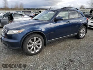 2005 Infiniti FX35 with VIN JNRAS08W95X219335, listed as a Copart auction lot 49474495 with 132,785 mi miles and Clean Title. Bid and sale history available at carsss.com. Image 1.