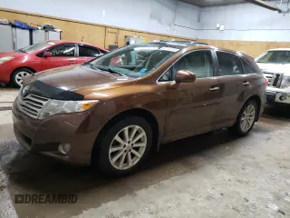 2012 Toyota Venza LE with VIN 4T3BA3BBXCU033173, listed as a Copart auction lot 85744724 with 87,755 mi miles and Salvage title. Bid and sale history available at DreamBid. Image 1.