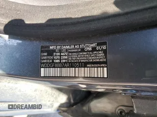 2010 Mercedes-Benz C 300 Sport with VIN WDDGF8BB7AR110511, listed as a Copart auction lot 54384285 with Not Provided miles and Salvage Title. Bid and sale history available at carsss.com. Image 12.