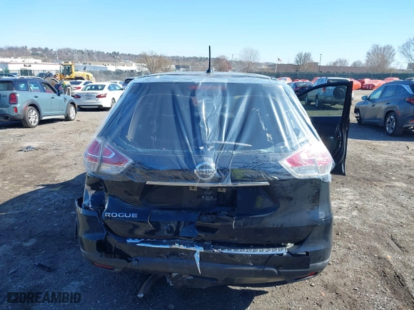 2015 Nissan Rogue S with VIN KNMAT2MT7FP554812, listed as a IAAI auction lot 41876774 with 174,041 mi miles. Bid and sale history available at carsss.com. Image 6.